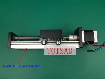 

500mm Effective Length SFU1204 1605 1610 12mm 16mm C7 Ball Screw SGK Linear Rail Guide Sliding Slide Motion Table+Nema 23 Motor