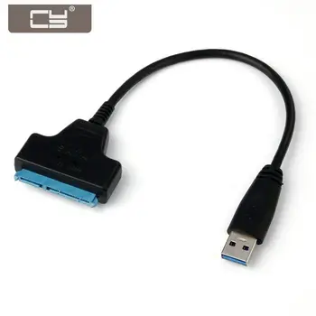 

10pcs/lot USB 3.0 5Gbps Super speed to SATA 22 Pin Adapter Cable for 2.5" Hard disk driver SSD