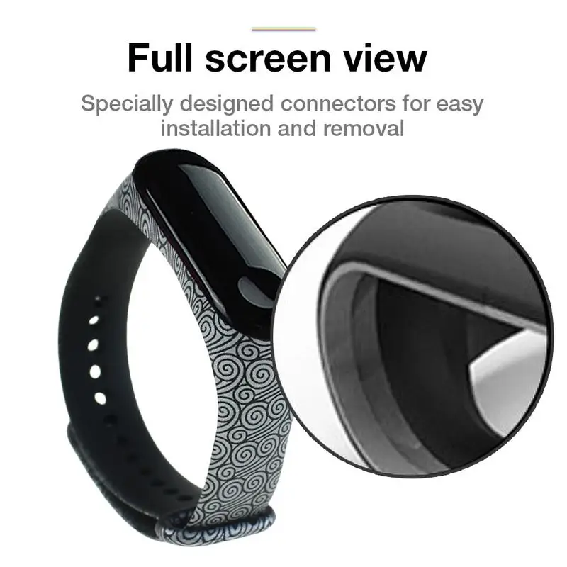 Ремешок на запястье для Xiaomi Mi Band 3 с браслетом сменный плечевой ремень стильный