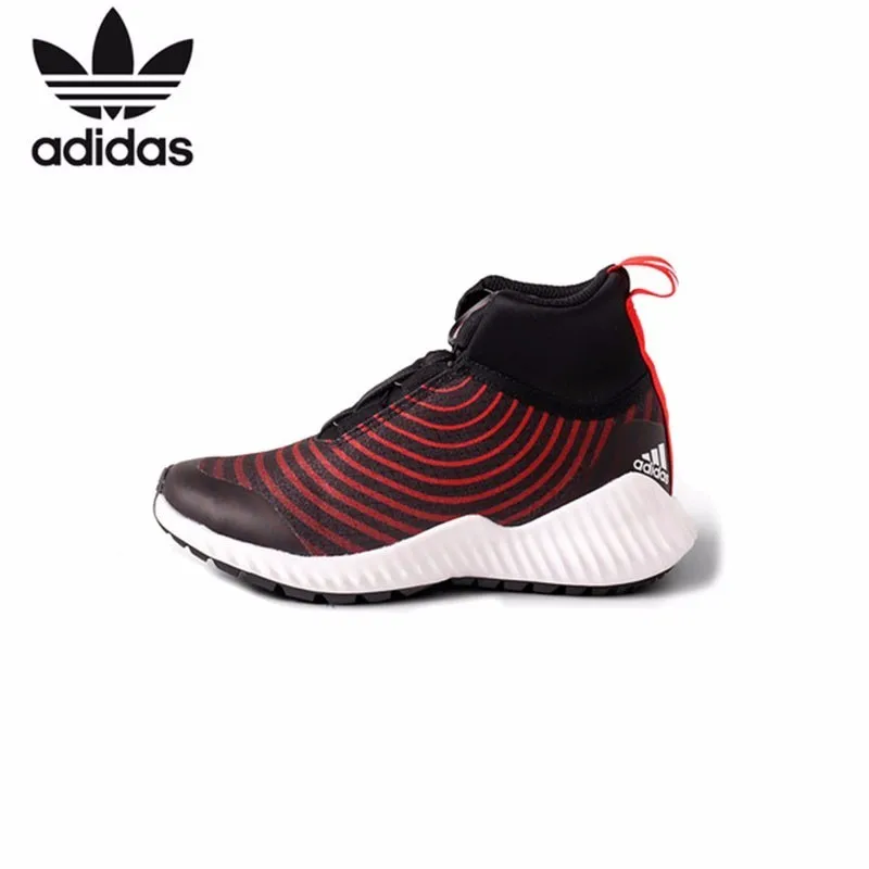 Adidas Boy Shoes 18 Autumn And Winter Fund Shoes High Help Elastic Children Sneakers # S81126