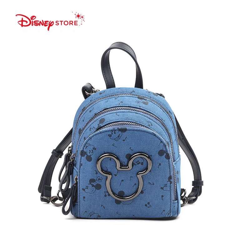 Модный Мини подгузник disney джинсовый синий рюкзак &quotМикки&quot женская новая сумка