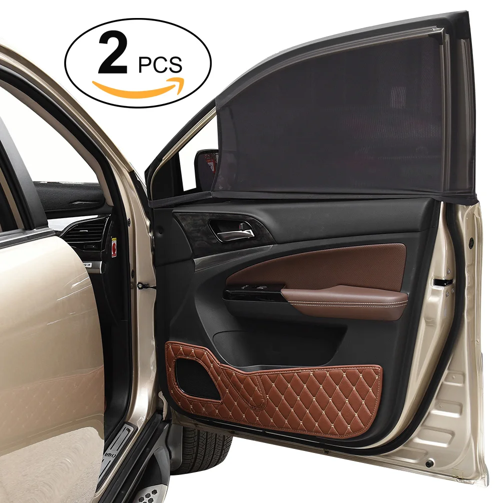 2PCS CARGOOL Car Sun Shade Side Window Mesh car curtain