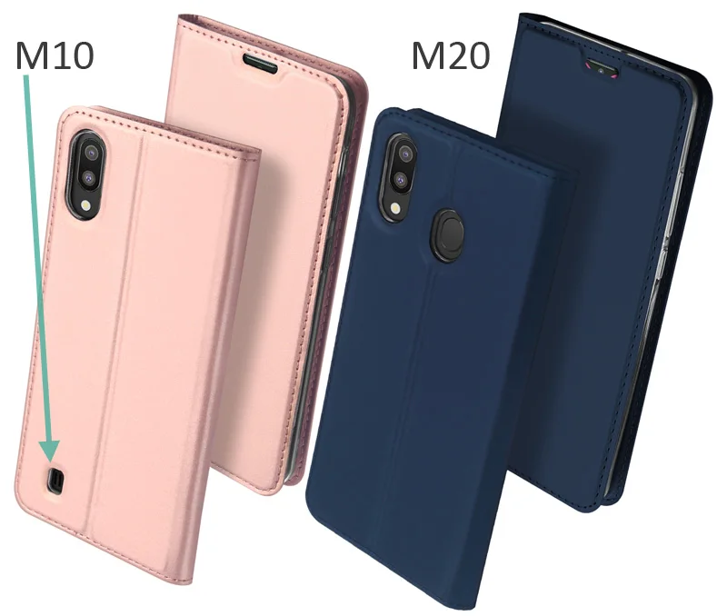 Оригинальный DUX DUCIS чехол для samsung Galaxy M20 M40 M10 Книга Флип кожаный бумажник