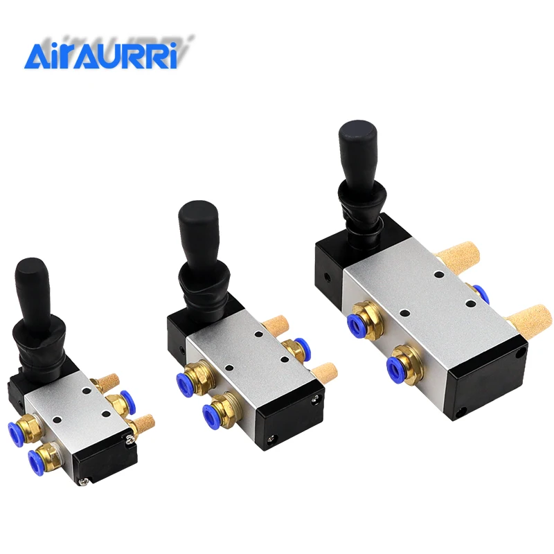 

Hand wrench valve 4H210 4H310 4H410 Hand wrench control Pneumatic control valve Two positions five interfaces Intake direction