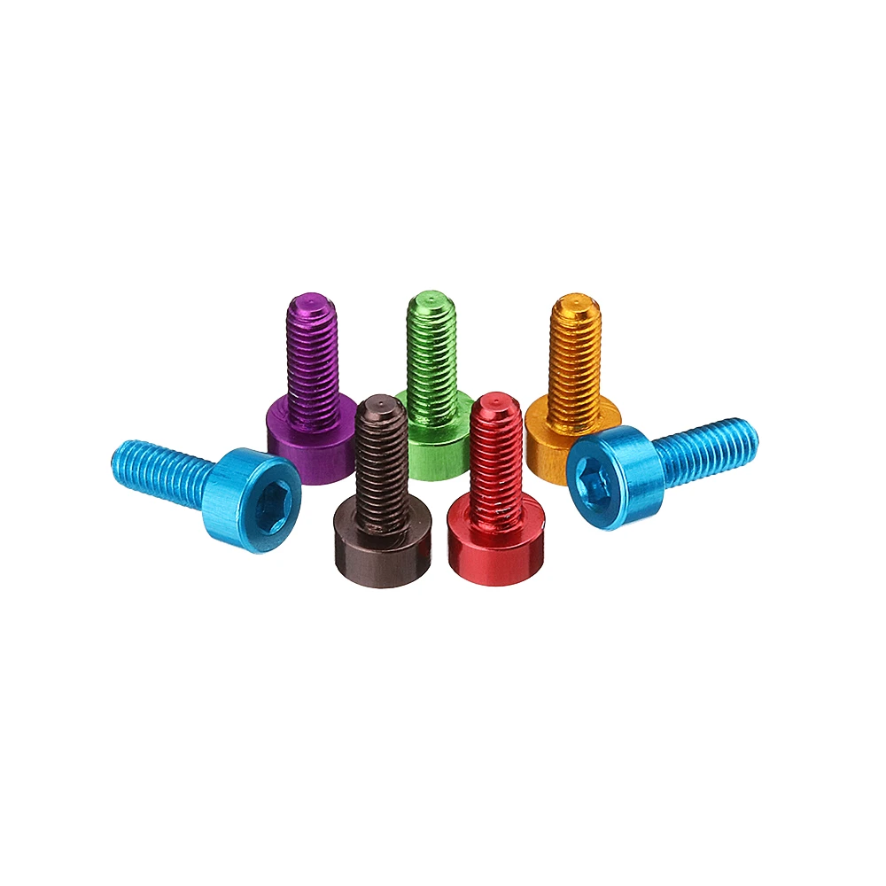 M3 Aluminum Alloy 7075 Hex Socket Cap Head Screw Multicolor M3 Aluminum Alloy 7075 Hex Socket Cap Head Screw Multicolor
