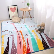 Детский коврик для ползания, коврик для двери, Противоскользящий коврик, комбинированный ковер в европейском стиле, черно-белый коврик для спальни