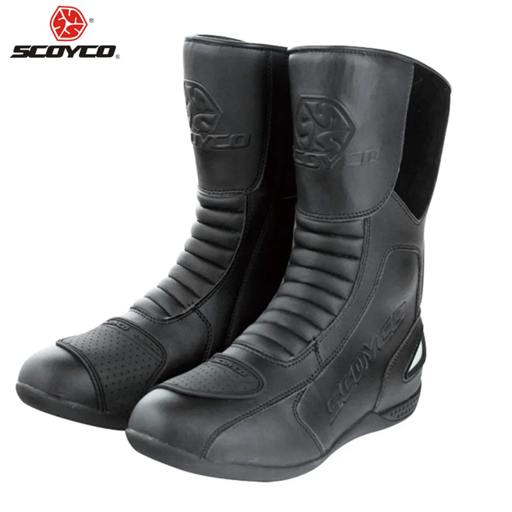 SCOYCO Touring/мотоботы байкерские ботинки для верховой езды мужские