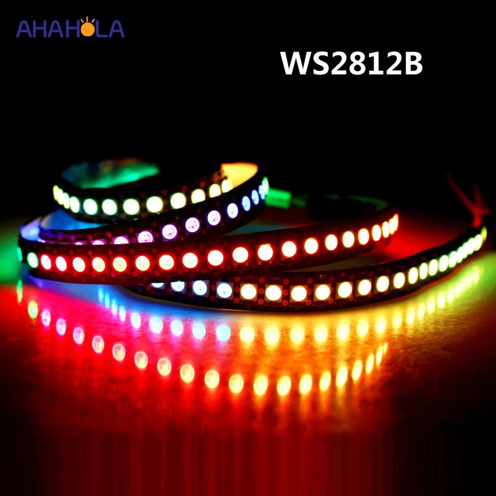 5 v адресуемых ws2812b в 5050 Rgb светодио дный полосы Водонепроницаемый Ambilight Tv Подсветка диод лента Rgb светодио дный полосы света Ws2812 Ws2812b 5 v