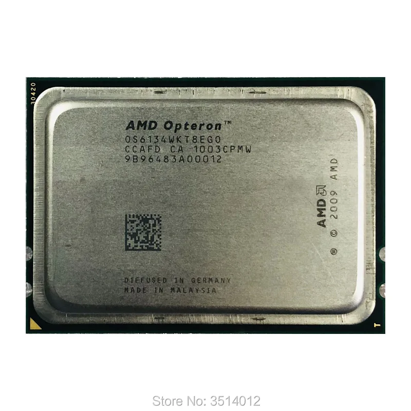 Процессор AMD Opteron 6134 Op 2 3 ГГц Восьмиядерный восьмипоточный 115 Вт OS6134WKT8EGO разъем