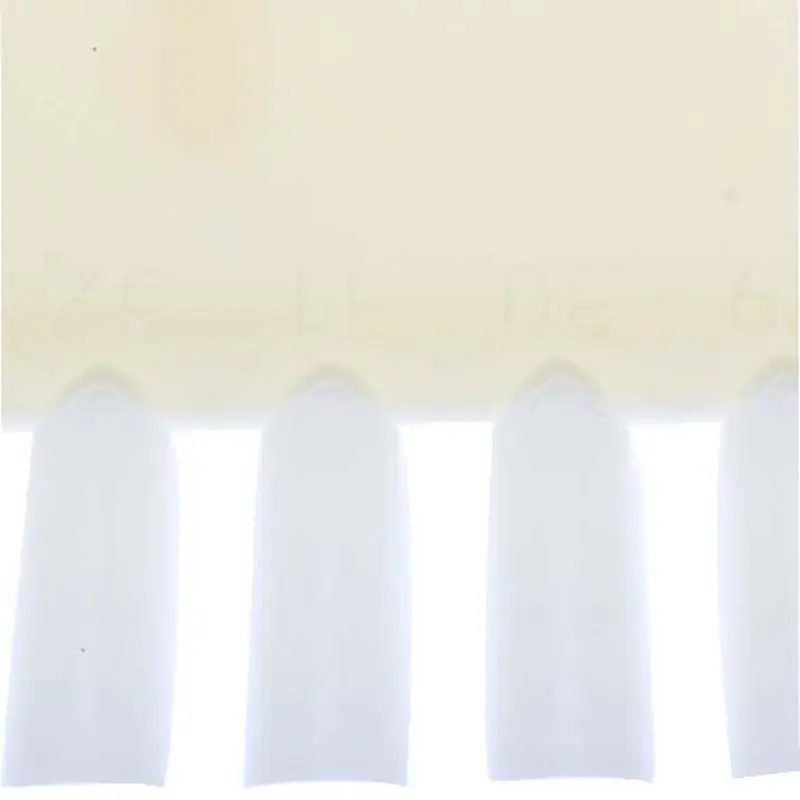 48 сетки французские накладные ногти акриловые ногти художественные Советы Дисплей колеса белый Маникюр DIY Искусство салон модное резиновое ногтей Дисплей колеса