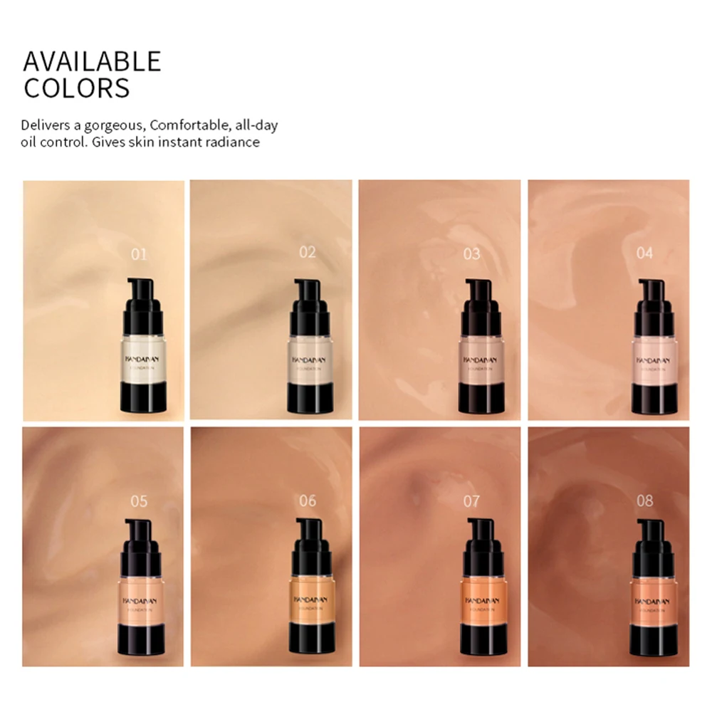 HANDAIYAN тела Жидкий тональный крем консилер Водонепроницаемый Уход за кожей лица