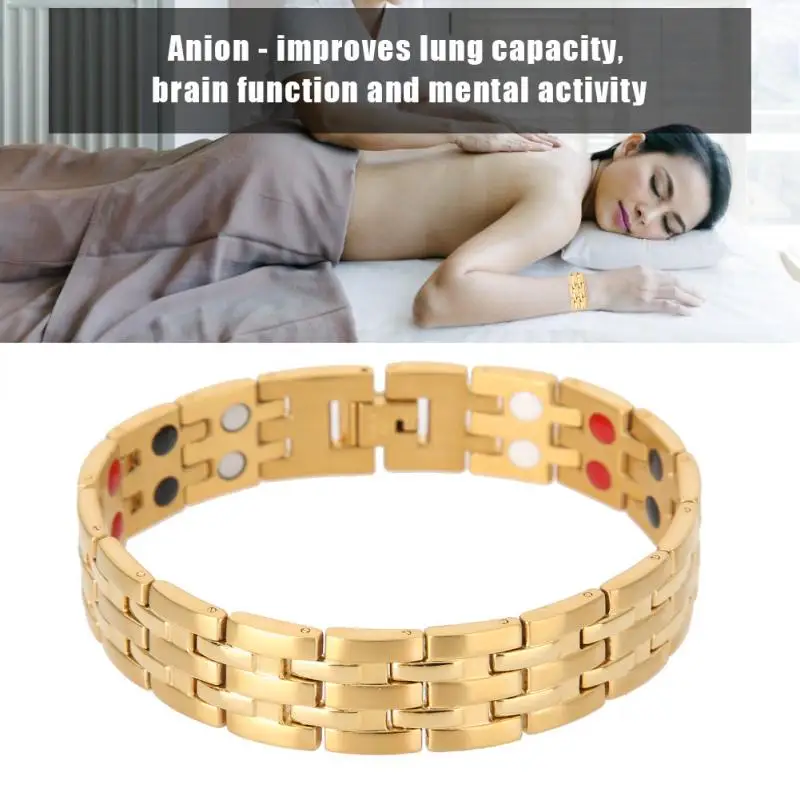 

Bio Germanium Magnet Energy Power Magnetic Ion Health Care Bracelet Healthy charm Balance Jewelry bracelet female