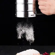 Нержавеющая сталь муки сито кружка дизайн муки сито шейкер формы для выпечки Инструменты для выпечки ситечко для Кофе сахарная пудра PowderD3