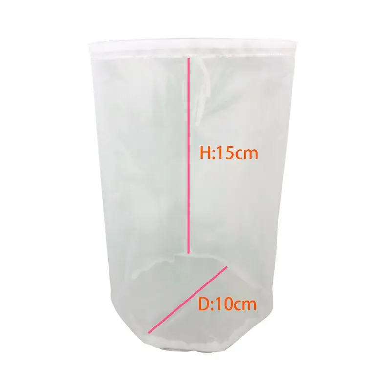 

8 Sizes Mesh Nylon Strainer Filter Bag Nylon Mesh Net Strain for Nut Milk Hops Tea Brewing Home Wine Beer Making Bar Tools