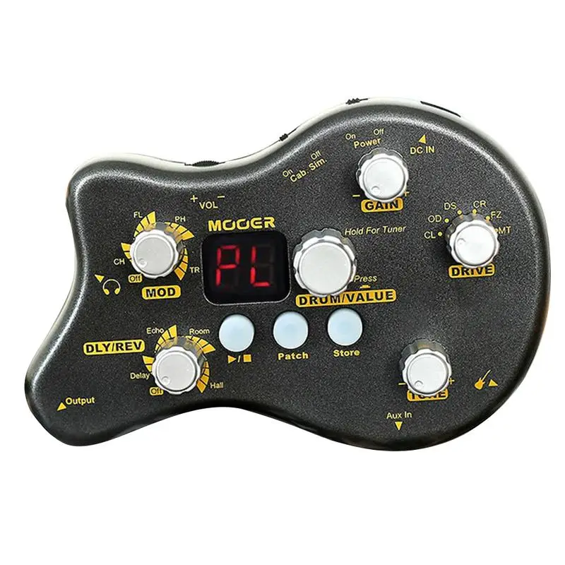 

Portable Guitar Multi-effects Processor Effect Pedal 15 Effect Types 40 Drum Rhythms Tuning Function Guitarra Accessories