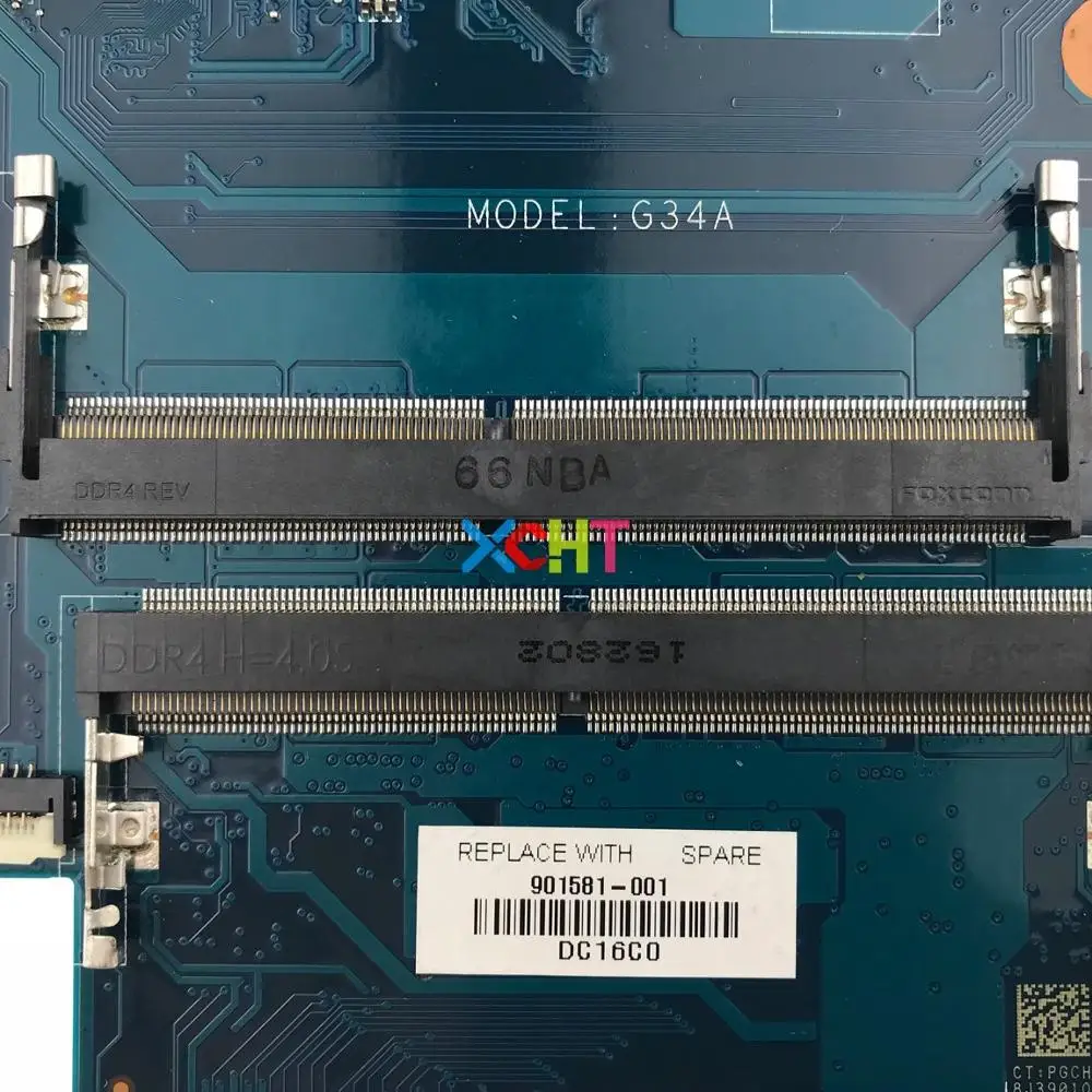  901581-001 901581-601 DAG34AMB6D0 w 940MX 4GB i7-7500U CPU for HP Pavilion Notebook 15-au Series PC