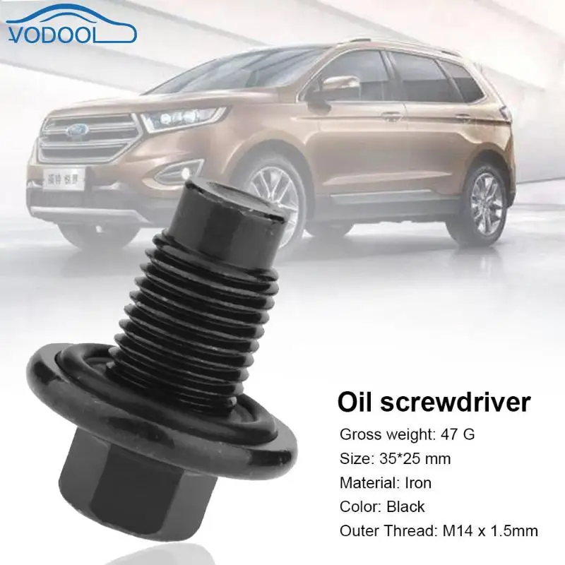 VODOOL железный черный M14 x 1 5 мм сливной отстойник масла винт для Ford Fusion Focus C Max Fiesta