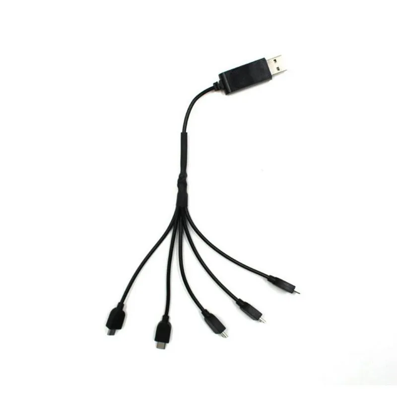 

1 to 5 USB 3.7V LiPo Battery Charger Charging Cable for Eachine E58 S168 RC Drone Quadcopter