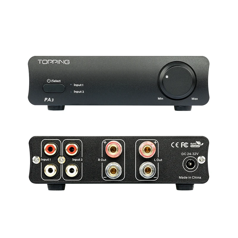 TOPPING PA3 TDA7498E Настольный HiFi аудио цифровой усилитель amplificador 80 Вт * 2|Усилители
