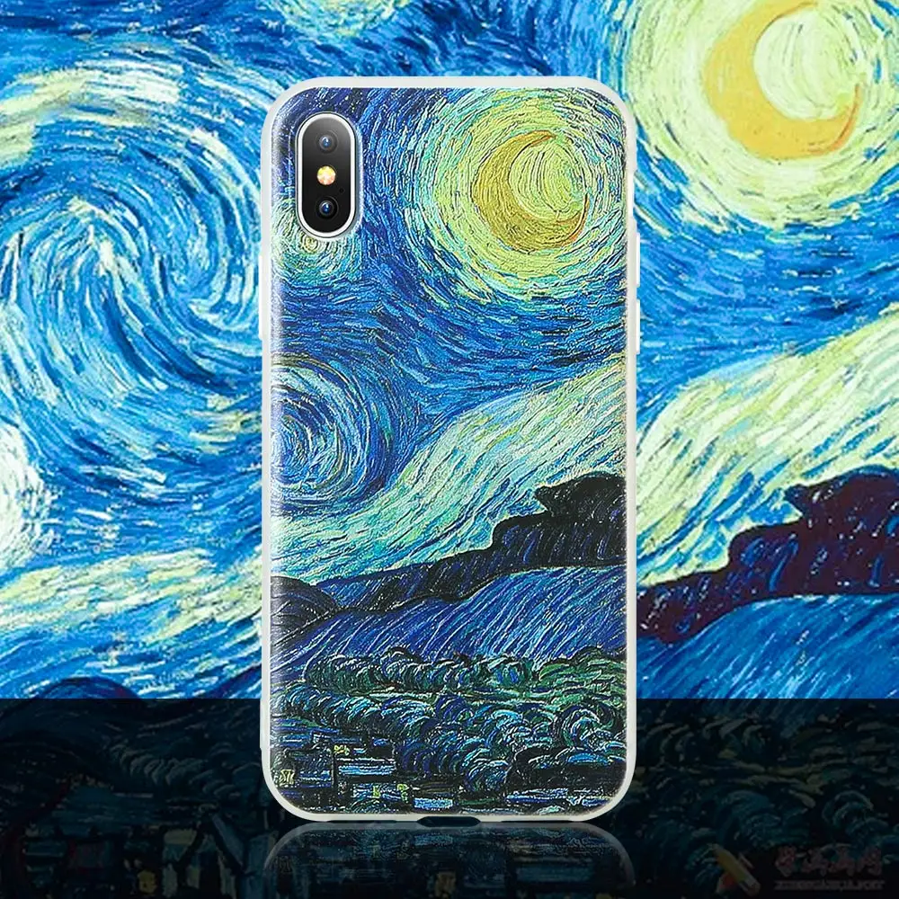KISSCASE Ван Гог краска крышка тиснения для Huawei P Smart Plus Mate 20 10 P20 P10 Lite Pro мягкий чехол