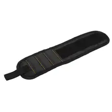 Сильный магнитный браслет 3 магнитные регулируемые браслеты винты гвозди гайки Болты Инструменты Черный