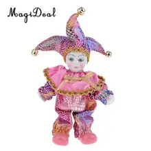 8 дюймов викторианская фарфоровая кукла стоячая керамика Eros куклы кукла-Клоун игрушки ребенок Желая кукла орнамент дети подарок на день рождения розовый