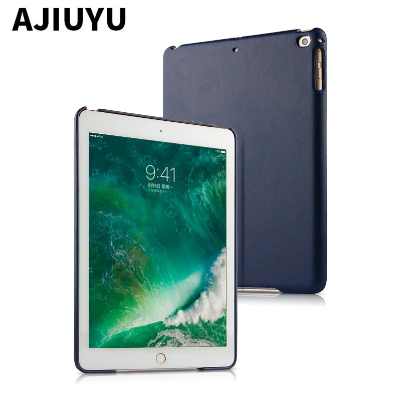 For Ipad 9.7 2017 Back Case Protective Cover Shell Pu Leather For Apple