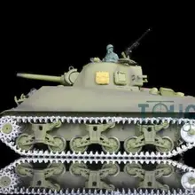 Henglong 1/16 6,0 материнская плата инфракрасный бой M4A3 Шерман РТР р/у Танк 3898 Вт/360 турель вращения металлических треков TH12816