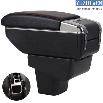

For Suzuki Vitara Armrest Box Vitara 2 Universal Car Central Armrest Storage Box cup holder ashtray modification accessories