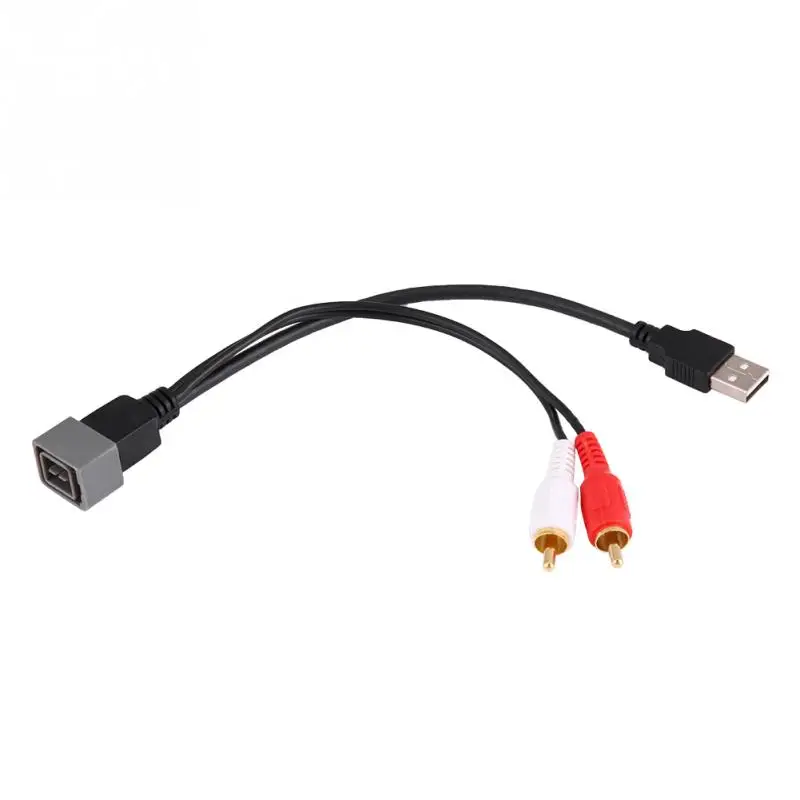USB адаптер RCA для Nissan Cube Juke Versa аудио и видеосъемки розетки usb порт автомобильные