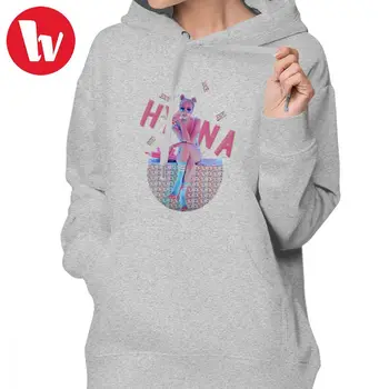 

Hyuna Kpop Hoodie HYUNA Hoodies Street wear XXL Hoodies Women Blue Kawaii Graphic Long-sleeve Cotton Pullover Hoodie