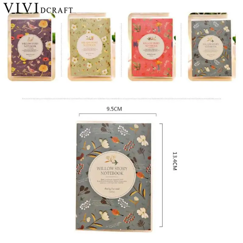 

64 Page Notepad Portable Diary Book Journal Record Office School Supply For Kids Gifts Color Random Kawaii Stationery Notebook