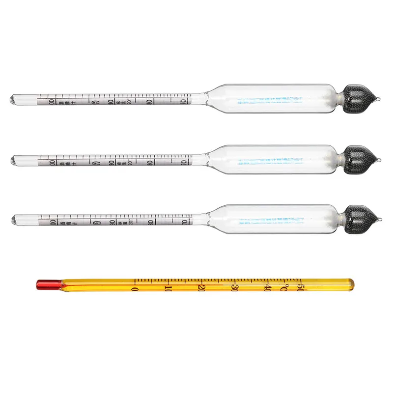 3 шт./компл. 0- спиртометр измеритель вина тестер измерительный прибор Vinometer термометр Многофункциональный барный инструмент