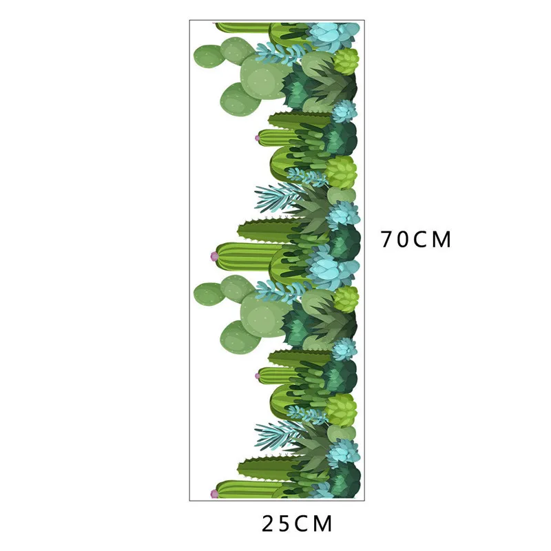 

1 st 25X70CM Cactus Wall Stickers Creative Vinyl Wall Decal Living Room Mural Kids Nursery Home Decor Decorative Poster DIY 2019