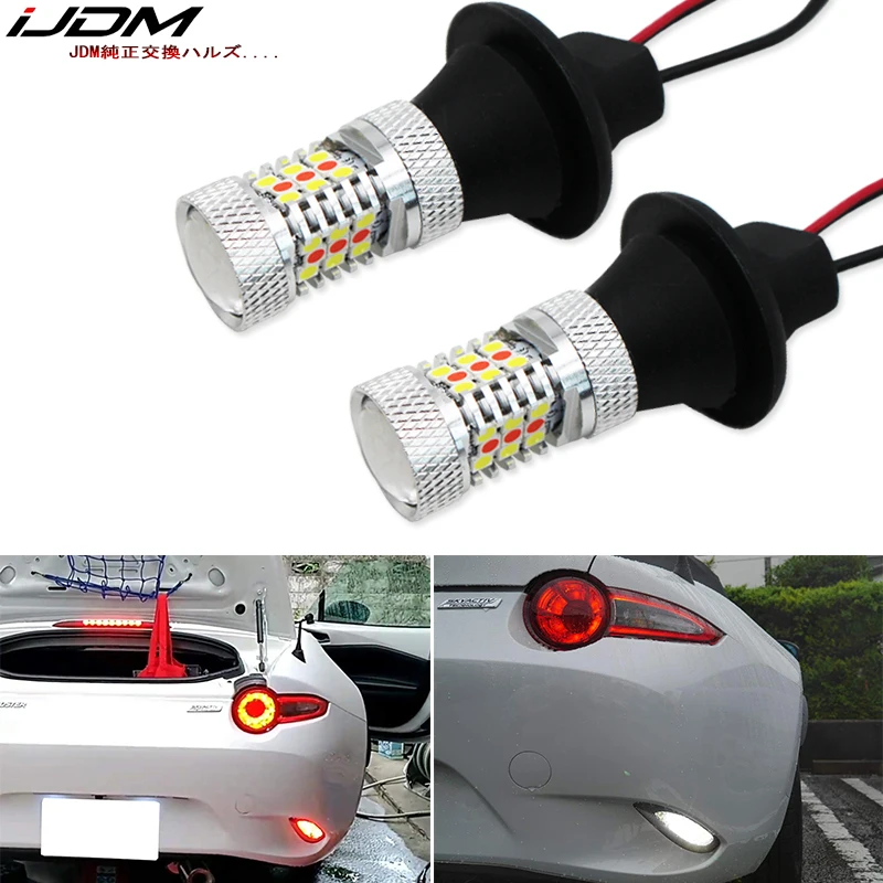 

iJDM Car 12V 31-SMD Red/White LED Backup Reverse Light/Rear Fog Lamp Conversion For 2016-up Mazda MX-5 ND