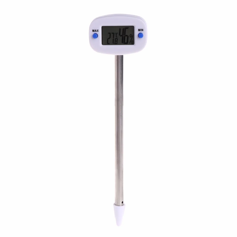 

Digital Thermometer Soil Temperature Humidity Meter Tester Monitor for Garden Lawn Plant Pot Measuring Tools
