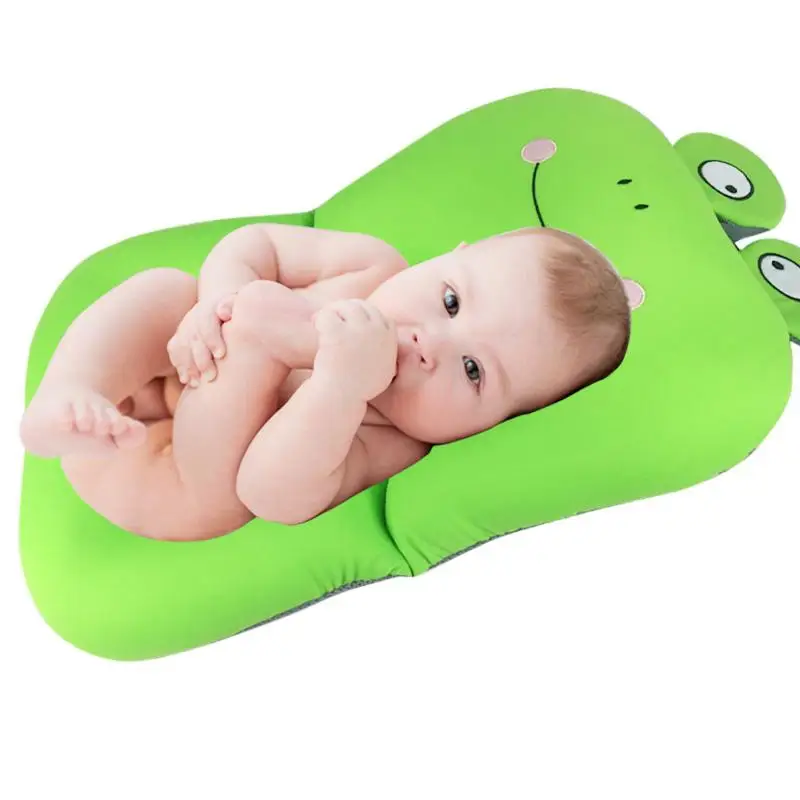 Baby Shower Portable Air Cushion Bed Babies Infant Baby Bath Pad Non-Slip Bathtub Mat NewBorn Safety Security Bath Seat Support