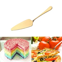 Резак инструмент Лопата нож для теста резак зубчатая кромка из нержавеющей стали пицца пирог лопатка для торта Красочные 1 шт
