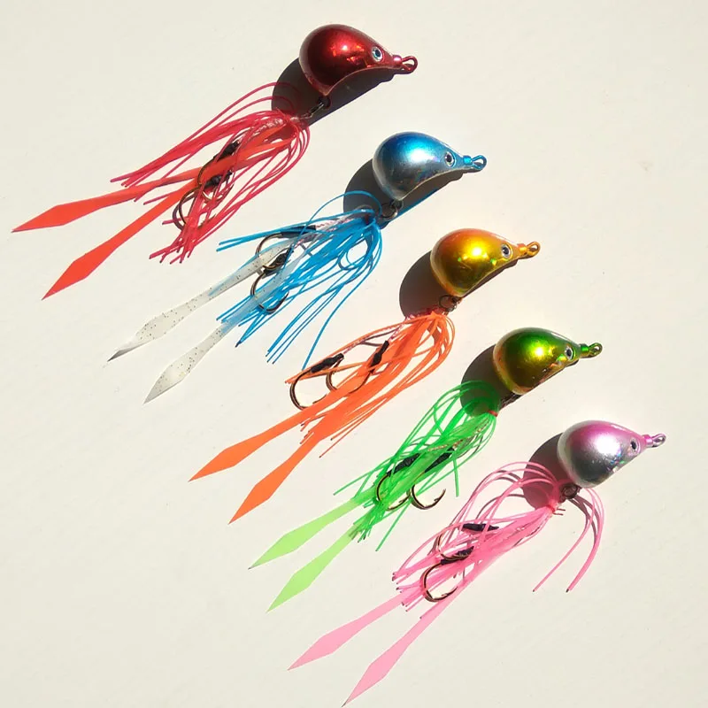 Buy New design 5color40g 150g lead fish lead jig knife