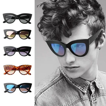 

Cat Eye Women Sunglasses Driving Sunglasses Tinted Color Lens Vintage Sun Glasses Female Eyewear AC Lens