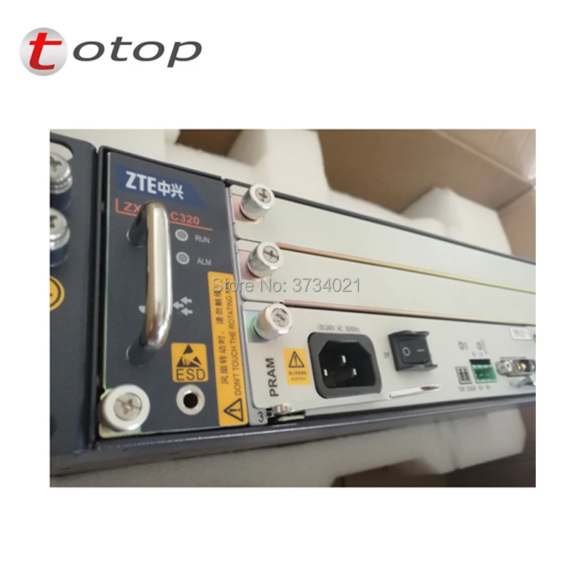 100% Оригинал ZTE ZXA10 C320 OLT шасси + вентилятор Оптический линейный