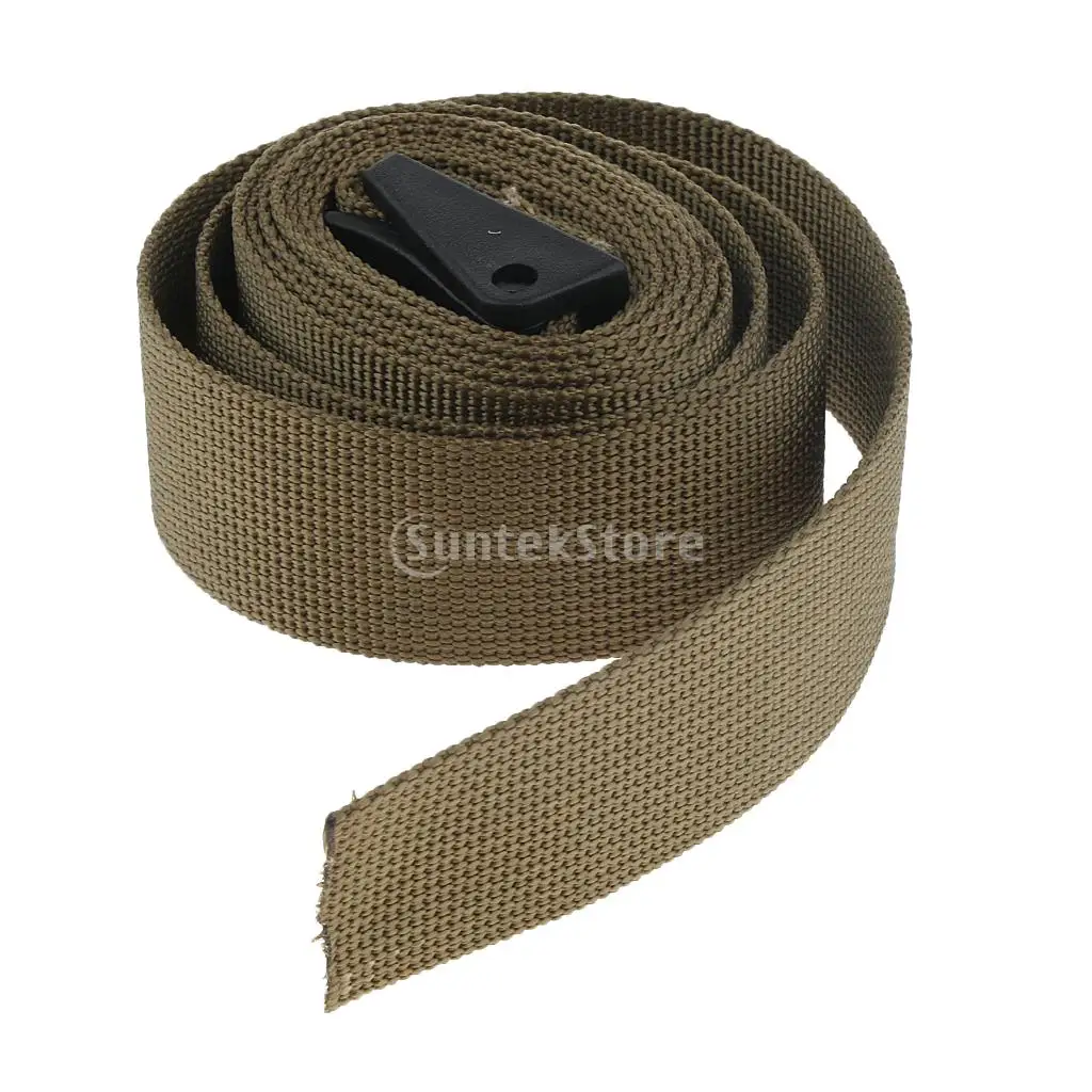 

MagiDeal Nylon Webbing Tape Binding Belt Bag Strap Suitcase Package army green 150cm Climbing Bag Webbing Band