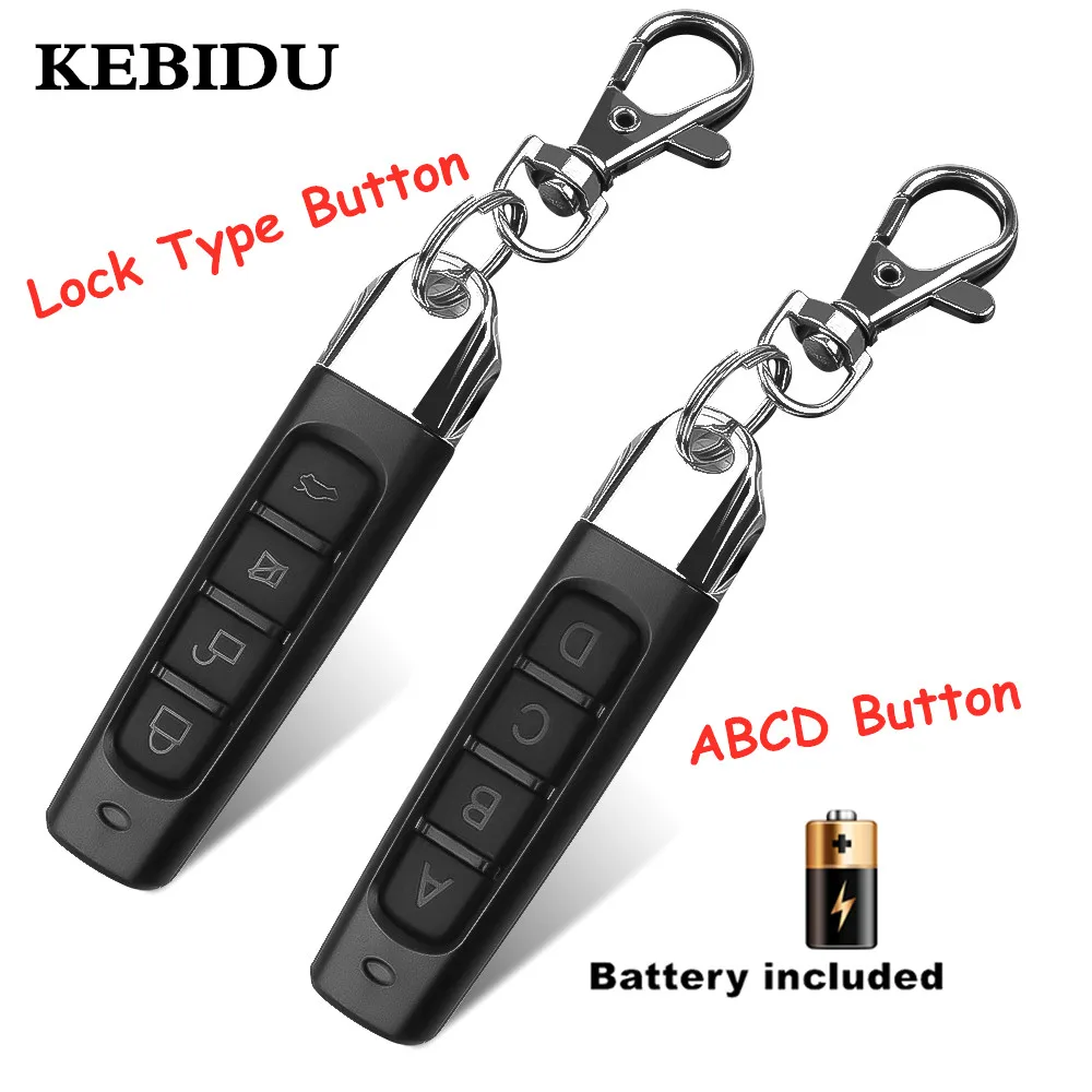 

Ultralight Universal Wireless 433Mhz Cloning Remote Control Copy Code Remote 4 Channel Electric Cloning Gate Garage Door Auto
