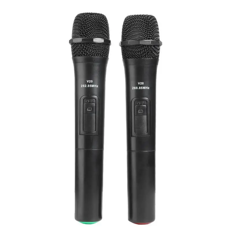 

2pcs Smart Wireless Family Home Karaoke Ecosystem Singing Microphone Karaoke Player with USB Receiver for Android TV Box