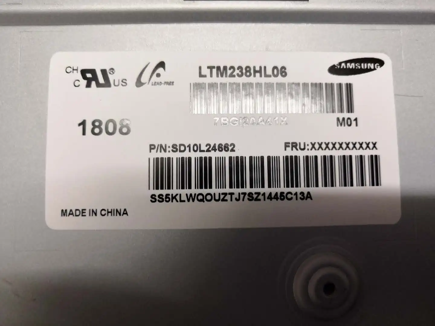 New LCD display screen model LTM238HL06 LTM238HL08 For HP EliteOne 800 G3 23 8 in Non