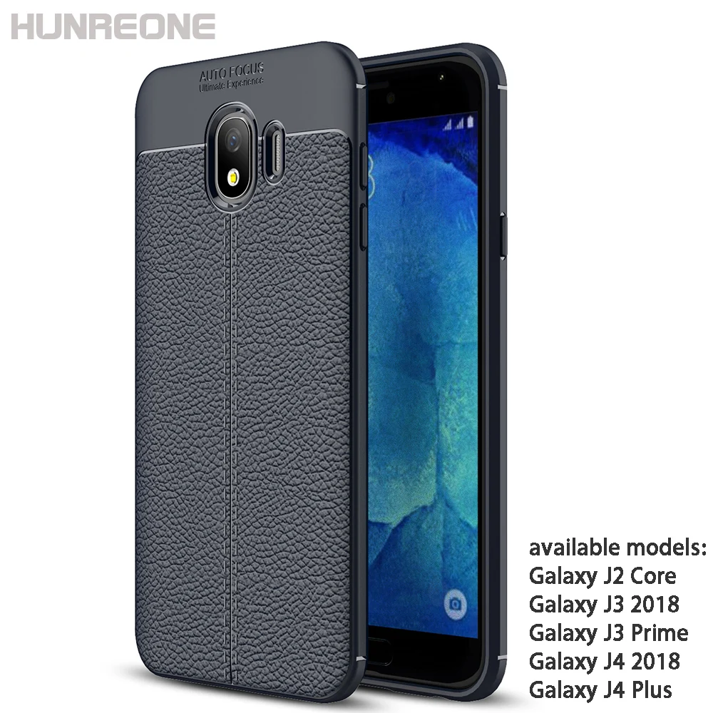 Прочный защитный чехол Hunreone из ТПУ для Samsung Galaxy J4 Plus мобильный телефон J3 Prime J2 Core |