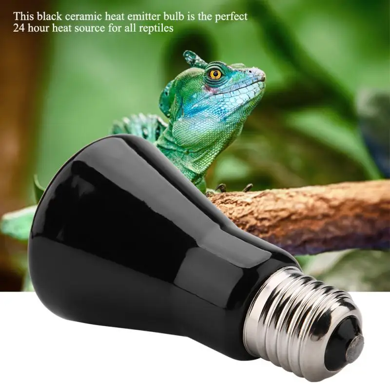 

Hot Sale Pet Heat Emitter Bulb Infrared Ceramic Emitter Heating Light Bulb Pet Brooder Chickens Mini Reptile Lamp