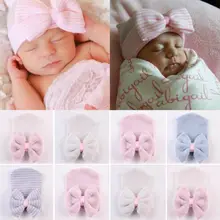 Новые поступления, Модные Стильные Детские Вязаные Шерстяная Круглая Шапочка, Детские однотонные шапки, шапочка для больницы