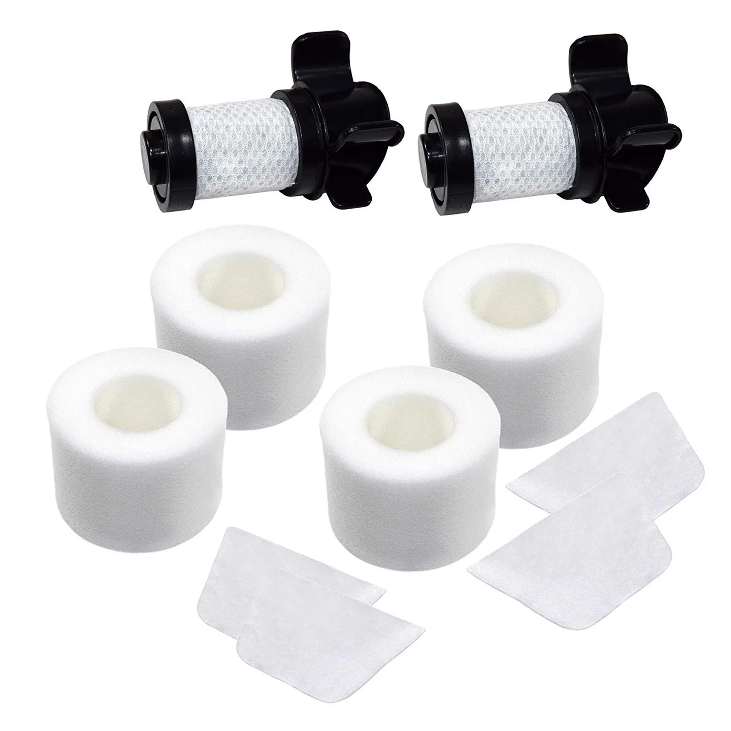 Фильтр 2x + 4 упаковочных фильтра совместим с Shark Ionflex Duoclean Vacuum Ic205 If100 If150 If160 If170 If180