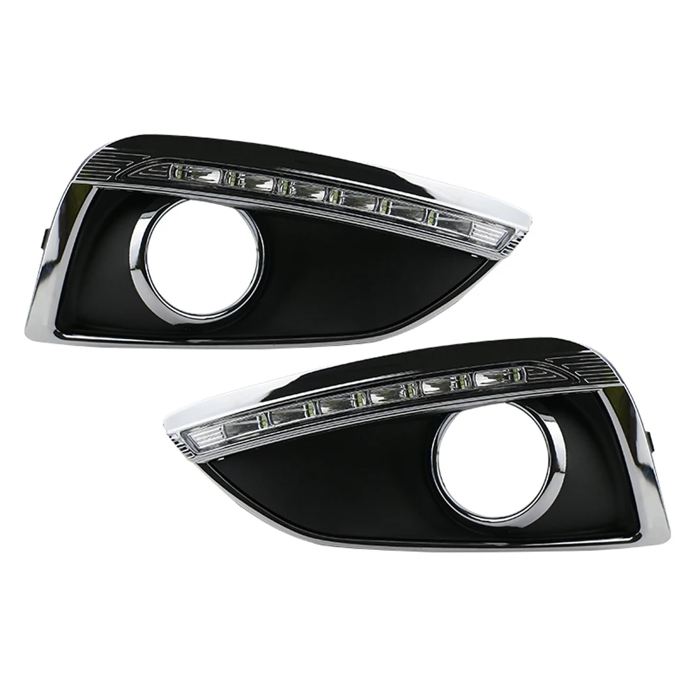 3 цвета СВЕТОДИОДНЫЙ DRL Дневной светильник для Hyundai Tucson 2010 2011 2012 2013 дневные ходовые